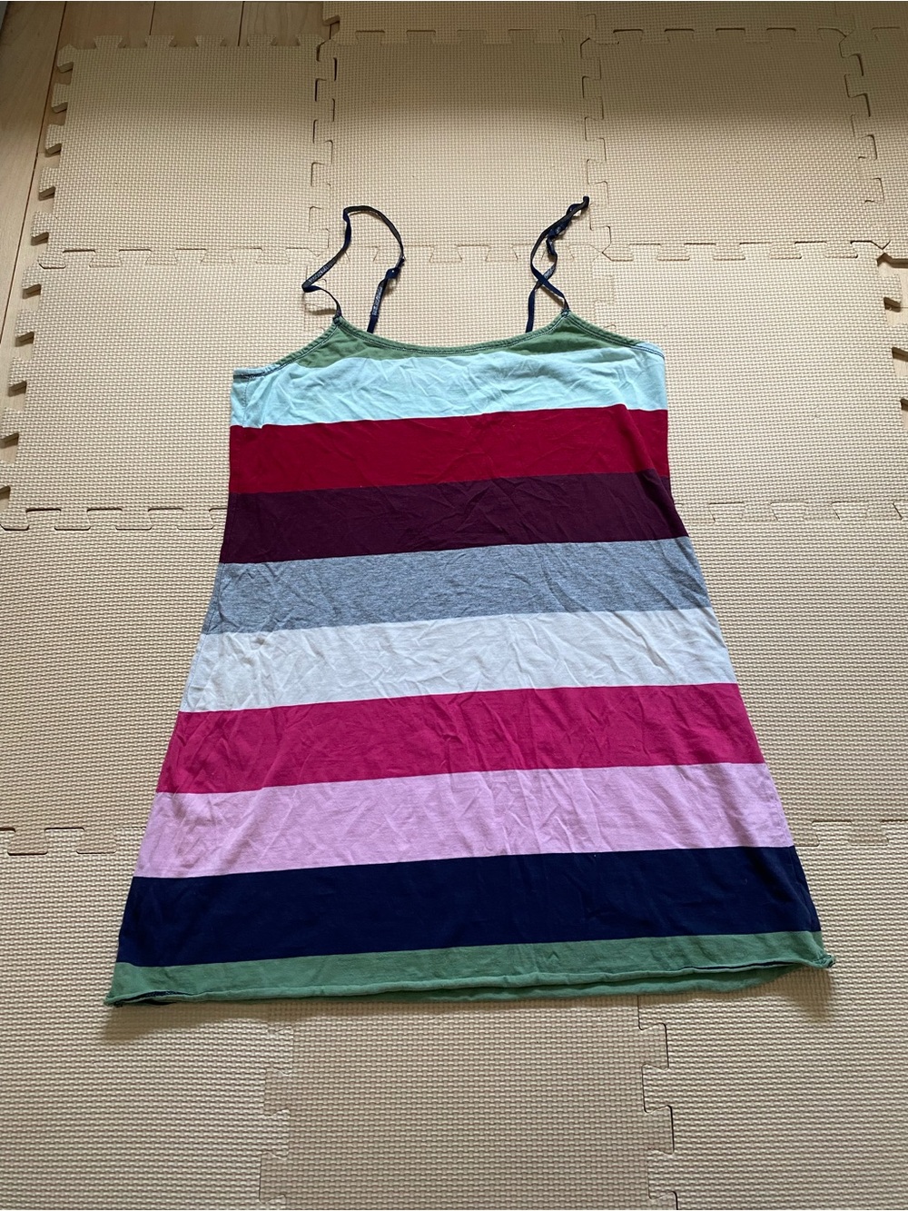 GapBody Multi Color Striped Tank Dress S Casual Sundress Vacation